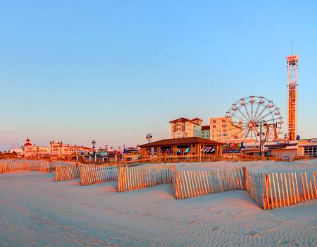 Ocean City Boardwalk in New Jersey